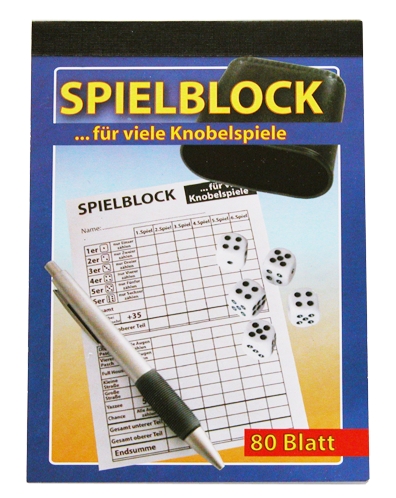 Speelblok voor puzzelspellen