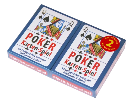 Pokerkaarten 2-delige set