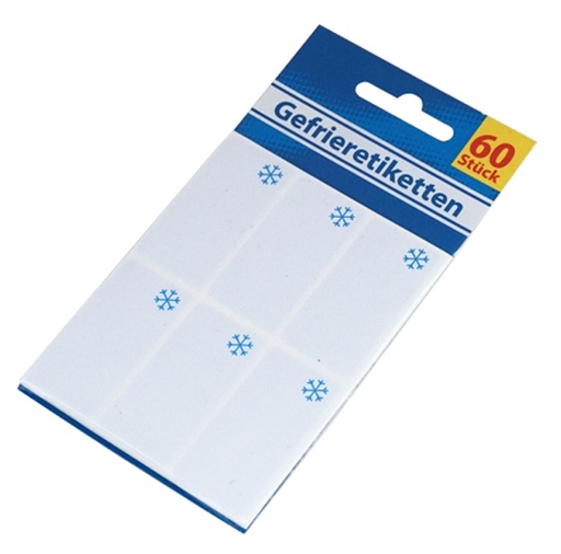 Vriesetiketten, 60 stuks