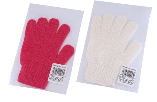 Massagehandschoen, verschillende kleuren