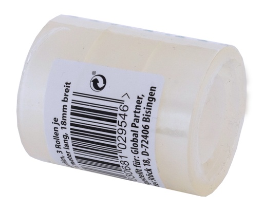 Plakband, Kristalhelder, 3-pack