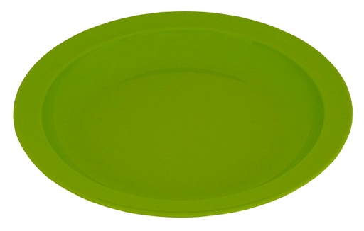 Platte kunststof vlak limoen groen