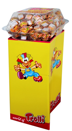Gummi Burger Display, 180 stuks