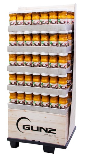 Koffiemelk Display, 165 blikken