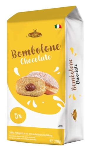 Zoet gistdeeg met chocoladecrèmevulling (20%)