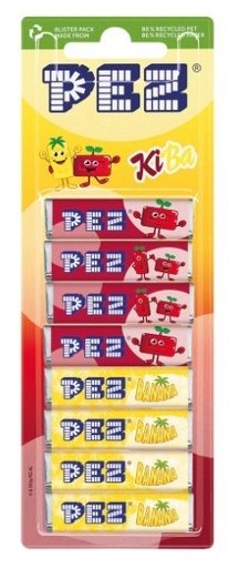 PEZ Navullingen Kers/Banaan 8-pack