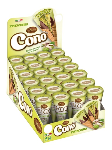 Cono Mini Waffelhörnchen Pistache 24x25g