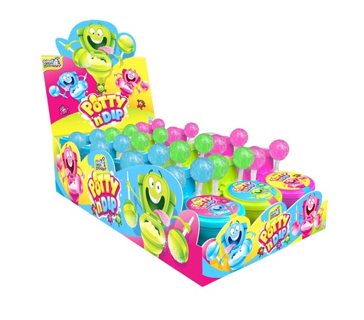 Potty n Dip Lollipop & Poeder 12x25g