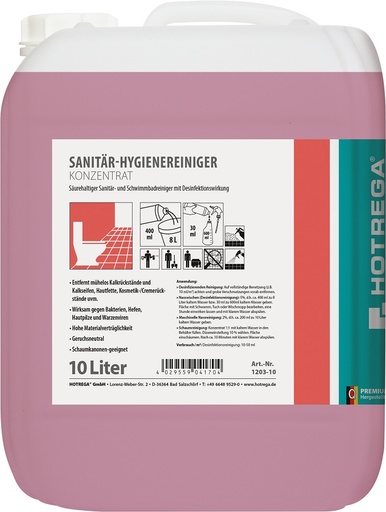 Sanitair-hygiëne reiniger, concentraat