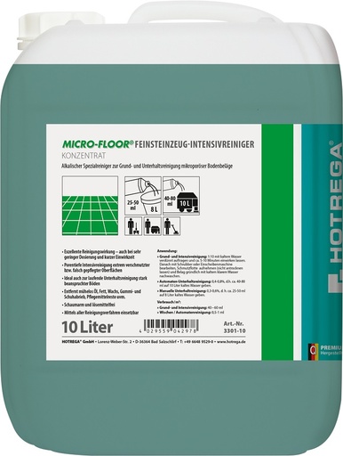Интенсивный очиститель "Micro-Floor" для тонкого керамогранита, концентрат