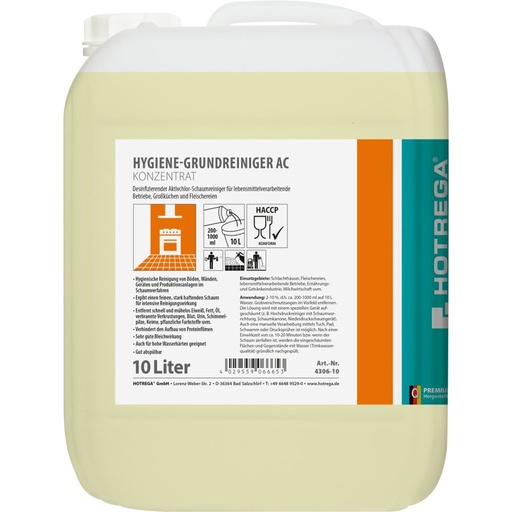 Hygiene-Grondreiniger "AC", concentraat