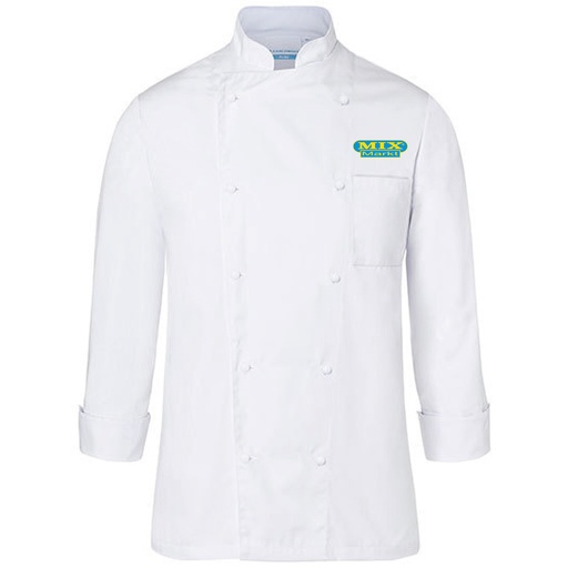 Koksjack, Kleur: Wit, Maat: XS - 4XL