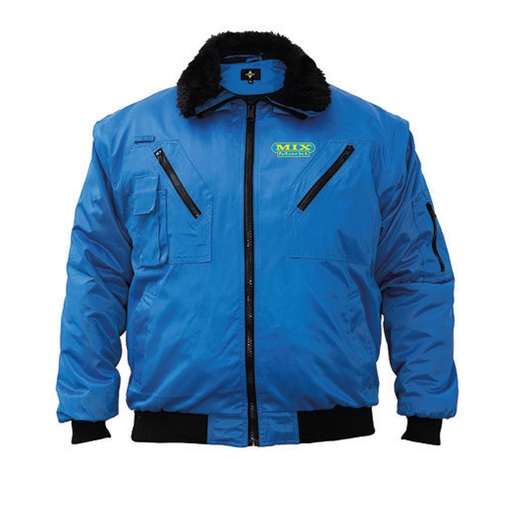 Winterjas/Koelhuisjas, Kleur: Rood, Maat: XS - 3XL