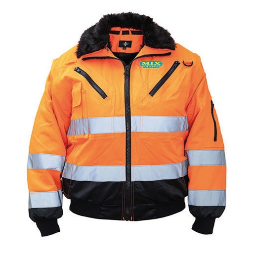 Signal-Outdoor Werkjacke, Kleur: Signaalgeel, Maat: XS - 3XL