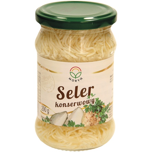 "Selderij in zuur" – Eingelegde selderij in reepjes. Gepasteuriseerd.