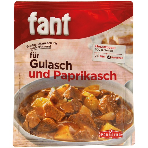 Kruidenmix voor de bereiding van goulash en paprikasch.