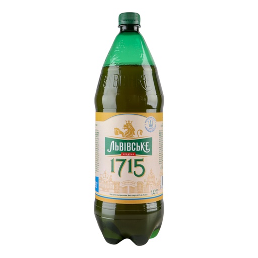 Gepasteuriseerd licht bier "Lvivske 1715"