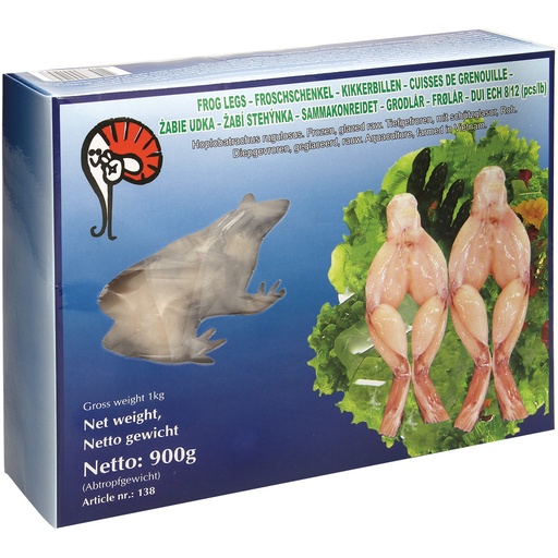 [01920] Kikkerbilletjes, diepgevroren, met beschermlaag, rauw