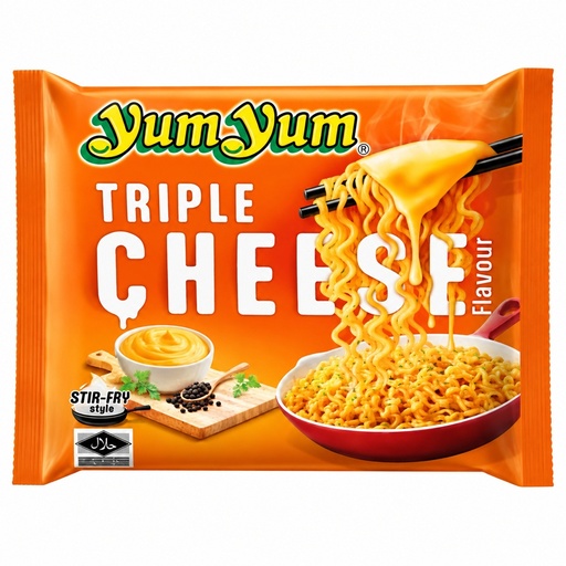 YUM YUM Instant Noedels met drievoudige kaassmaak