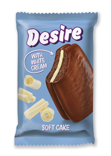 Desire, zachte gebakjes met 25% witte room.
