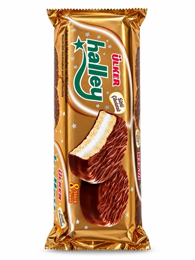 Koekjes met 23% marshmallow en 32% melkchocolade
