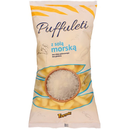 Gezouten maïssnacks "Tygryski maïssticks met zout"