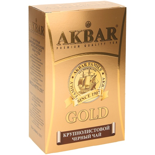 [58652] Чай АКБАР черный байховый цейлонский крупнолистовой "ГОЛД"