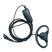 COP Hoofdtelefoon On-Ear D-Vorm voor CLP446e + Inline PTT inclusief Hygiënebox