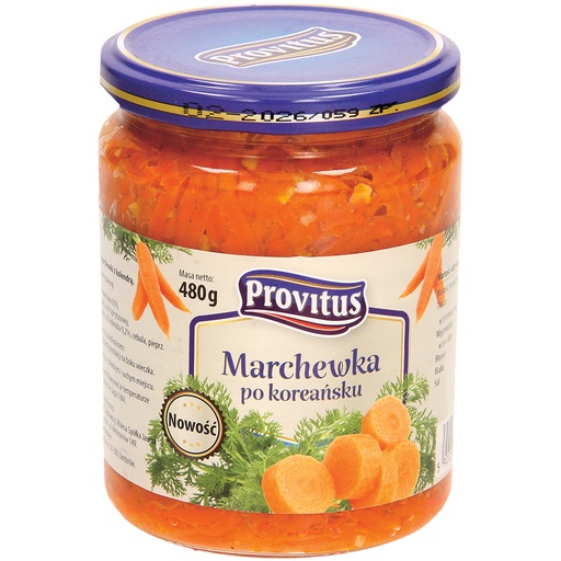 [35930] Салат из моркови по-корейски, нежный. Пастеризованный.