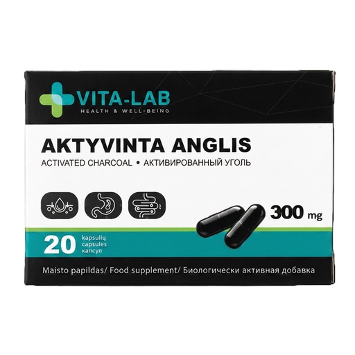 Actieve kool capsules, 20 capsules