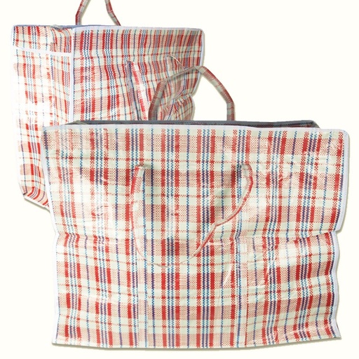 Plastic draagtas, LHB - 75x55x30 cm, verschillende kleuren