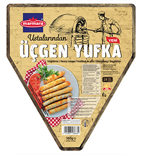 Тесто юфка треугольное