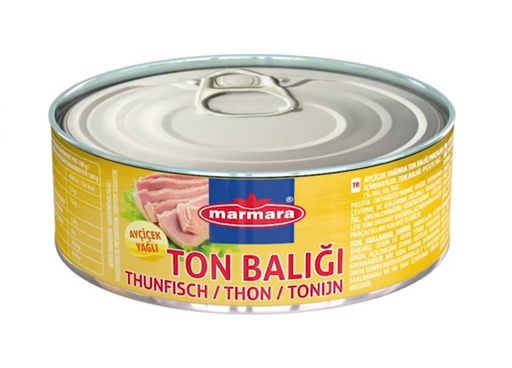 Tonijnstukken in zonnebloemolie