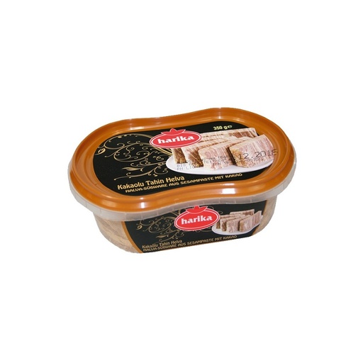 Zoetwaren van sesampasta "Halva" met cacao