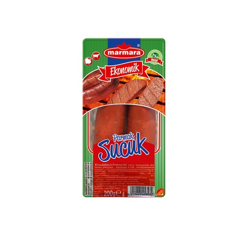 Knoflookworst "PARMAK SUCUK" naar Turkse stijl