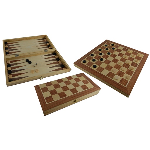 Gezelschapsspel 3in1 "Nardi" 35 cm x 35 cm