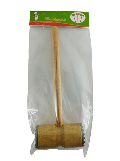 Houten vleeshamer