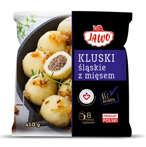 Картофельные клёцки c мясом, замороженные
