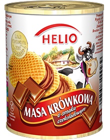 Gecondenseerde melk met chocoladesmaak