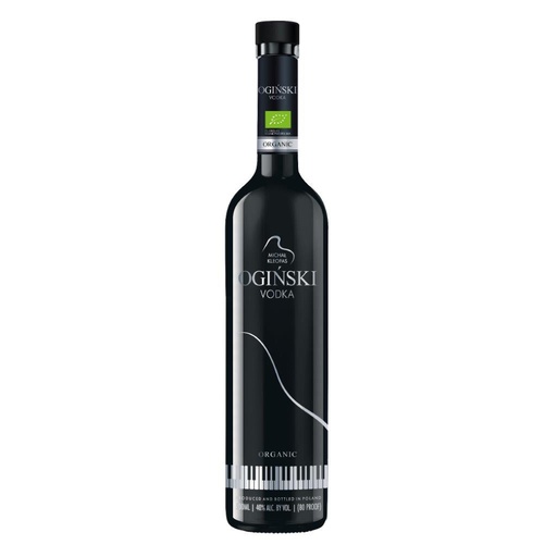 Wodka helder en biologisch "Oginski", 40% vol.