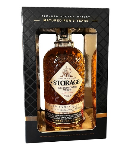 Blendet Scotch Whisky "STORAGE", 40% vol. in cadeauverpakking