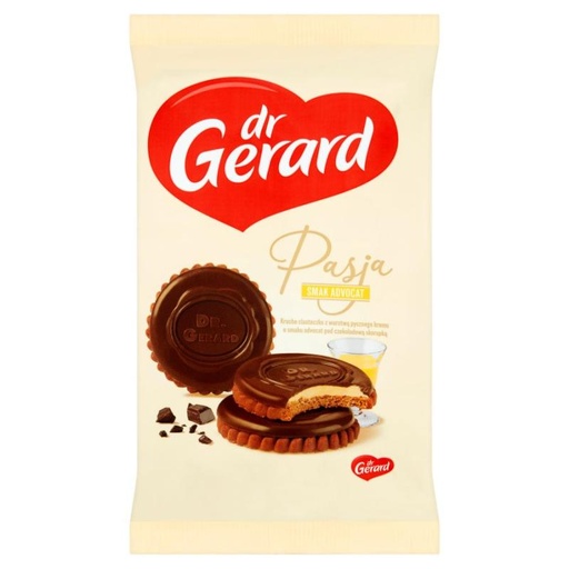 Biscuitkoekjes met advocaatcrèmevulling en chocolade