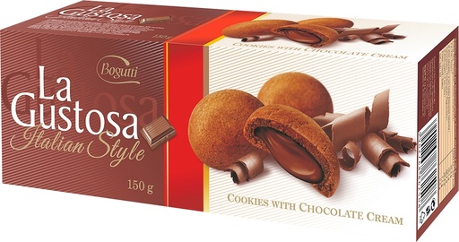 Kruimeldeeg met chocoladecrème
