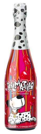 Безалкогольный газированный напиток "Dalmatino" со вкусом вишни