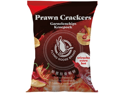 Garnalenchips "Sriracha" extra heet