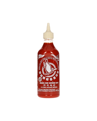 Chili-saus "Sriracha" met knoflook zonder MSG