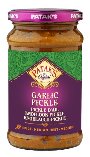 Ingelegde, gekruide knoflook