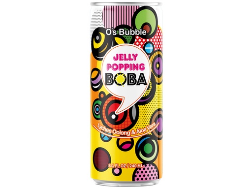 Taiwanesische drank "BOBA" op basis van lychee en aloë vera met tapiocaparels