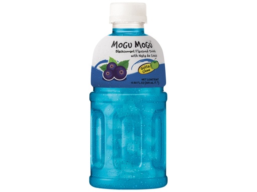 Limonade met zwarte bessen smaak en Nata de Coco