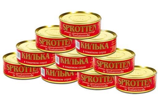 Sparpakket 4 Blikken: Sprotten in Tomatensaus 4 x 240g